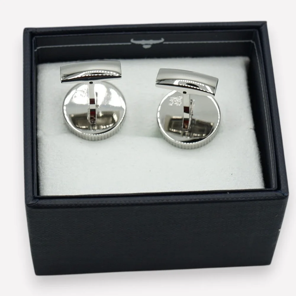 Best‎ Dad Black Stainless Steel Cufflinks